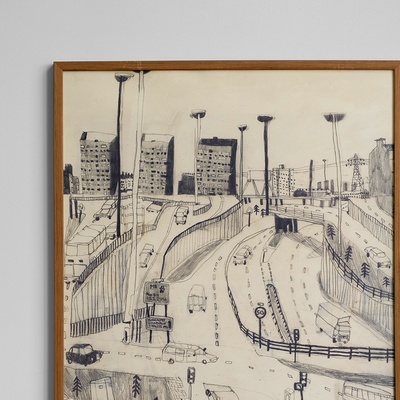 'Charing Cross' Print by Brian McHenry 50 x 70cm