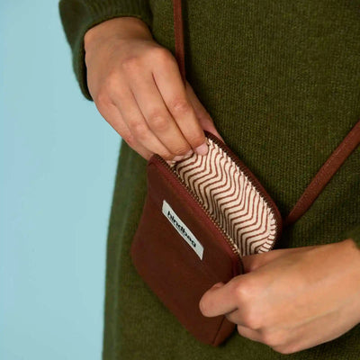 Bill Phone Pouch by hindbag - Chocolate