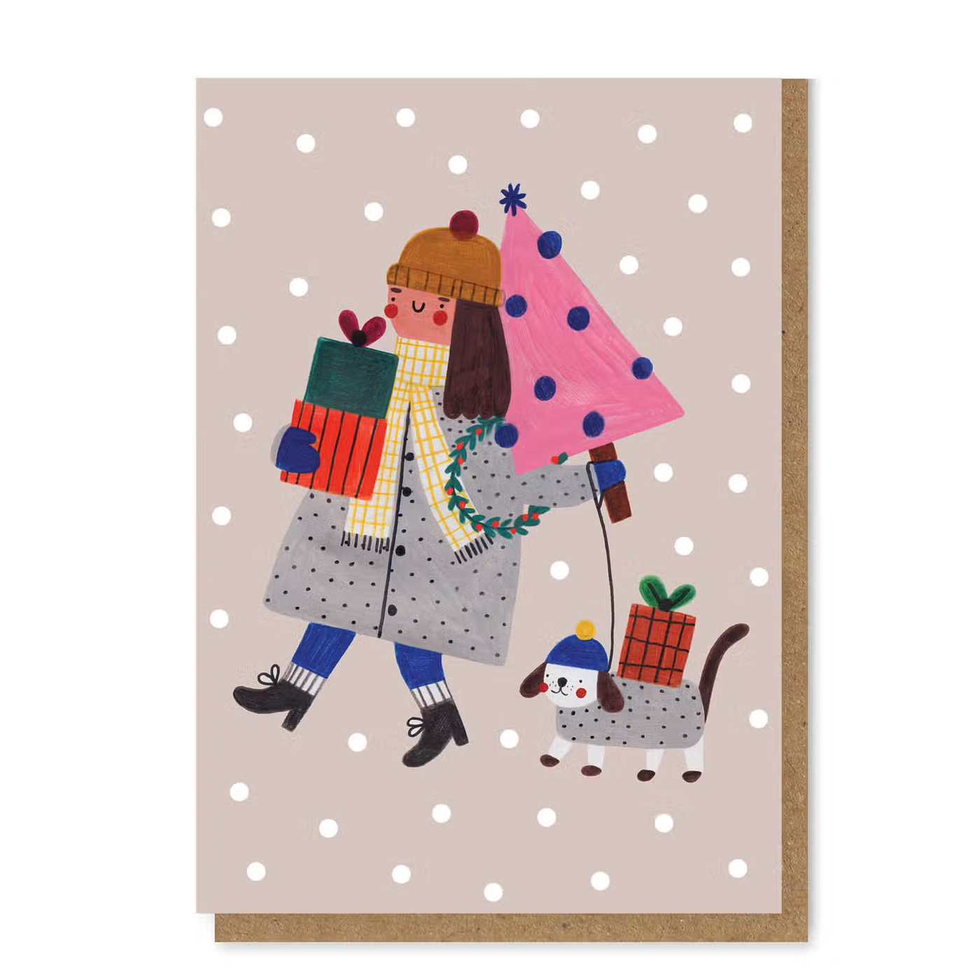 Christmas Girl Card