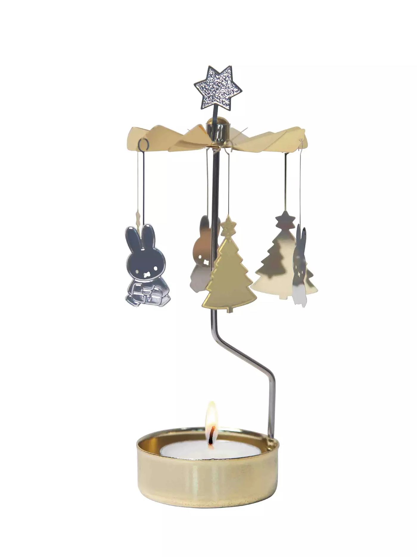Anglaspel Candle Holder - Miffy Christmas