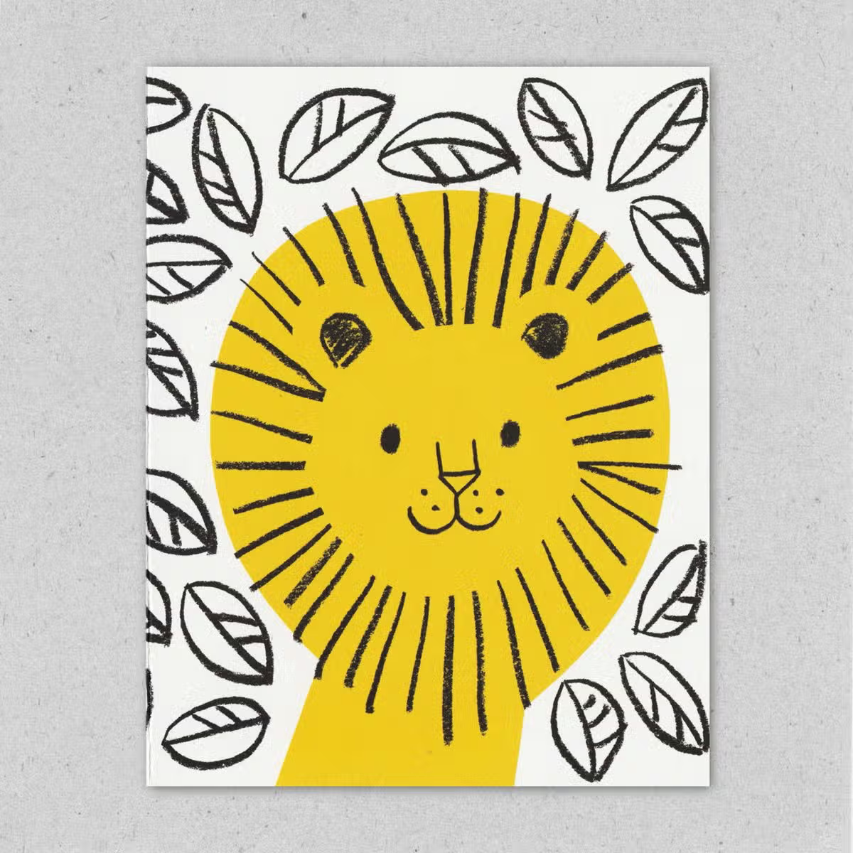 Jungle Lion Card