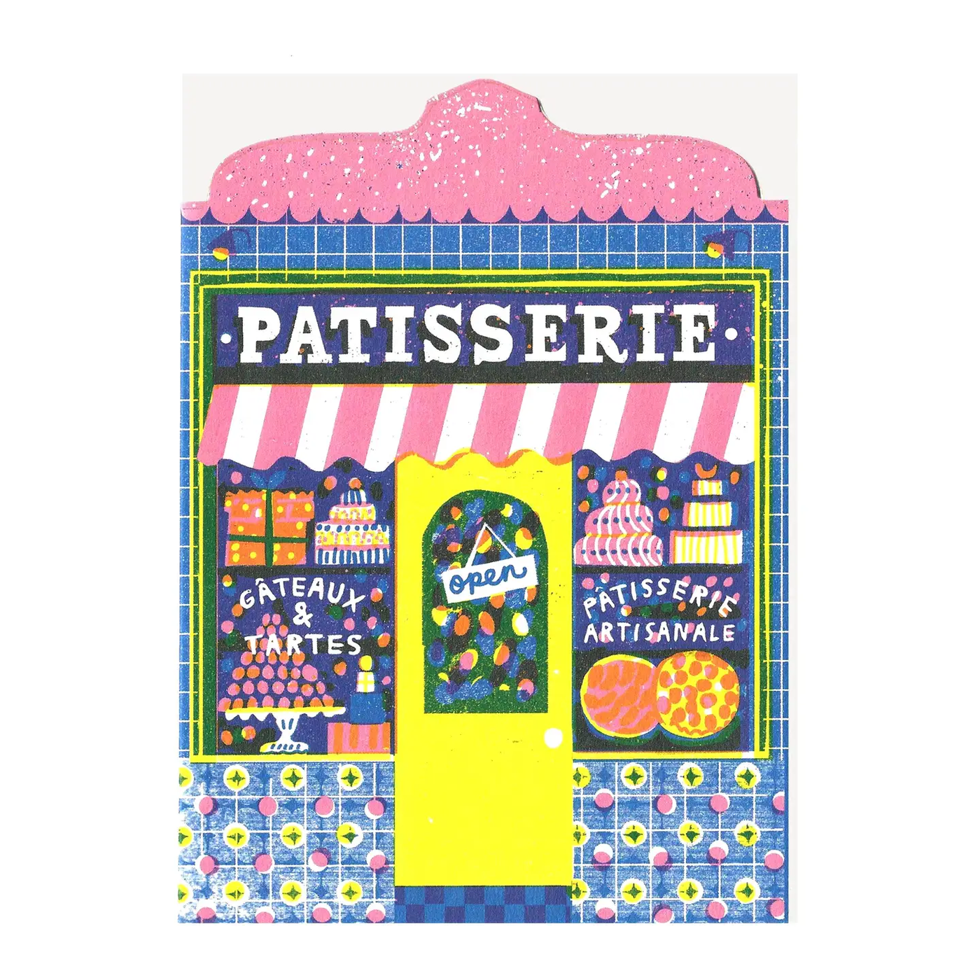 Patisserie Die Cut Card