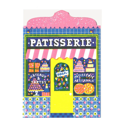 Patisserie Die Cut Card