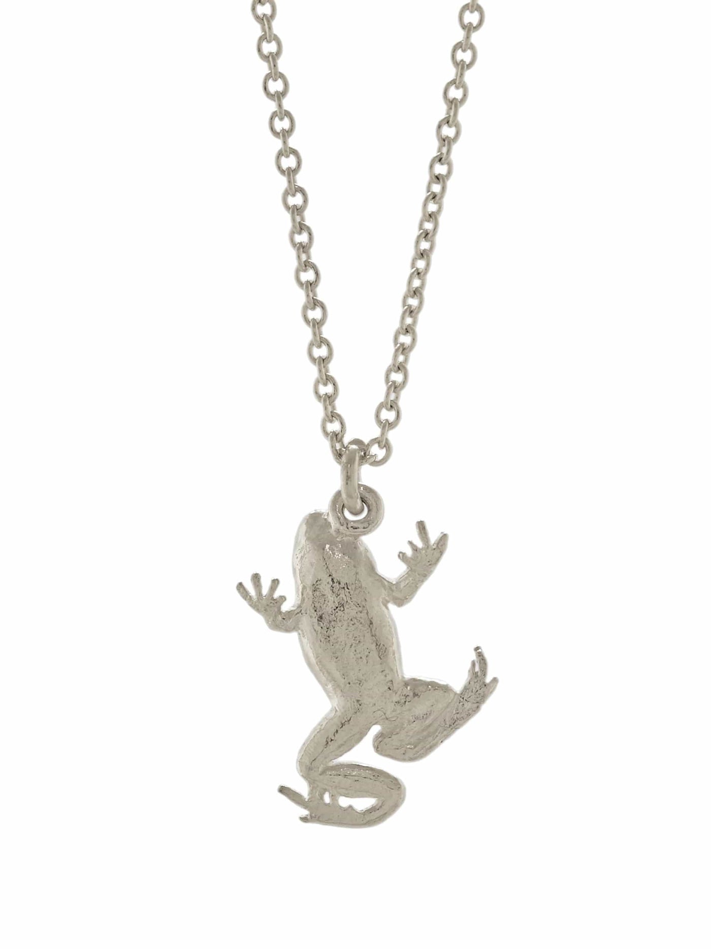 Frog Necklace - Silver