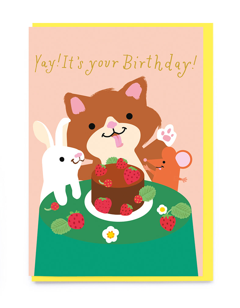 Birthday Tea Party Card