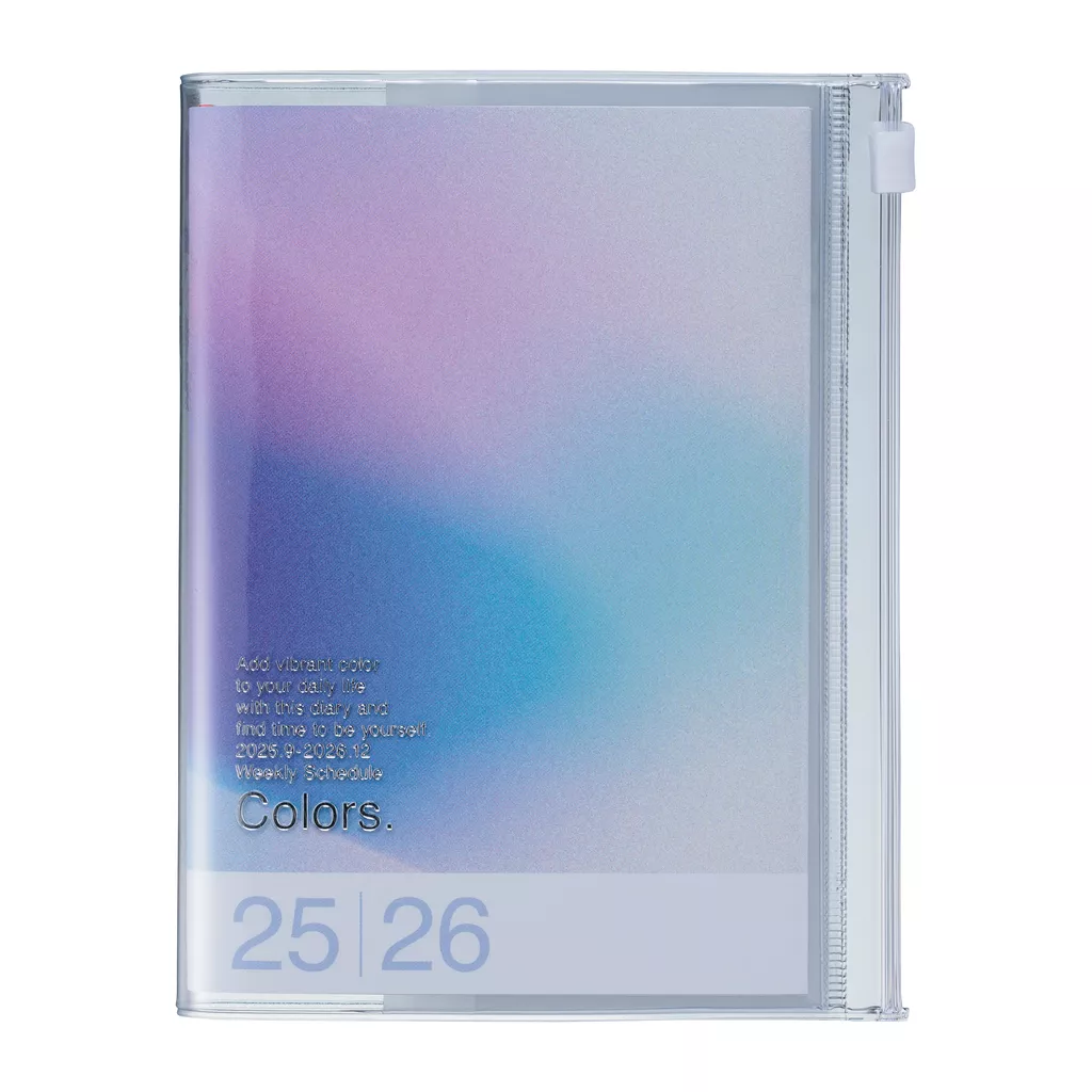 A6 Gradient Colors. Wallet Diary - 2026