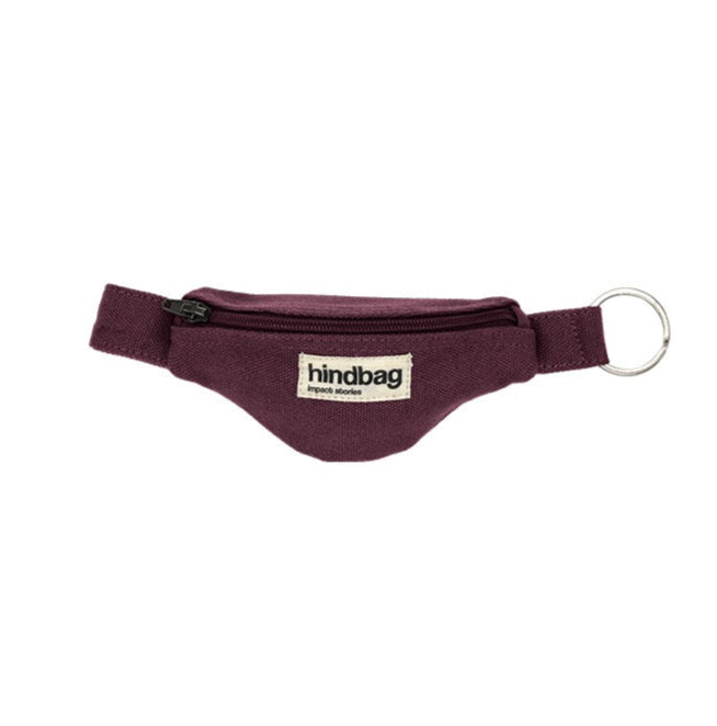 Mini Banana Keychain Pouch by hindbag - Grape