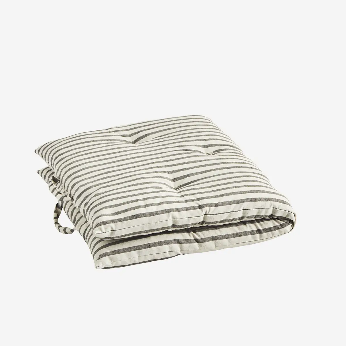 Printed Cotton Mattress - Grey Stripe