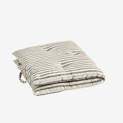 Printed Cotton Mattress - Grey Stripe