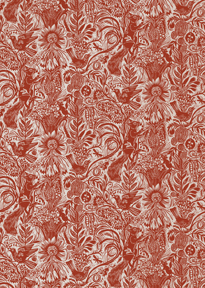 Squirrels & Sunflower Double Sided Wrapping Paper