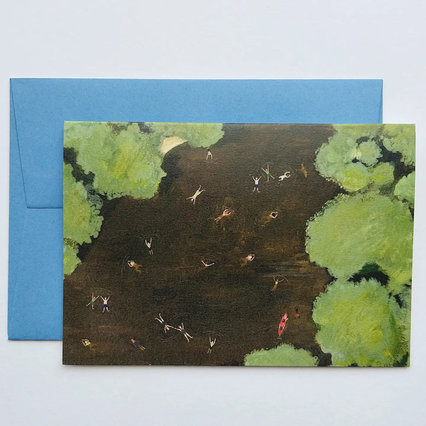 Lake Swimming Card