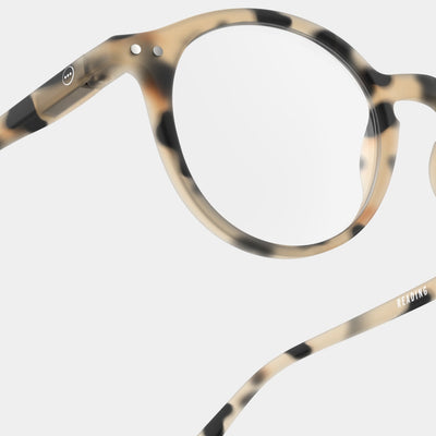 Reading Glasses - Design 'D' in Light Tortoise by Izipizi