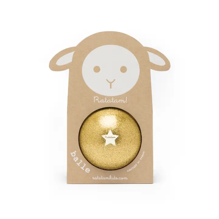 10cm Gold Glitter Ball