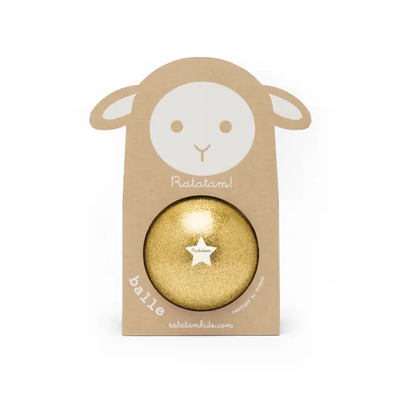 10cm Gold Glitter Ball