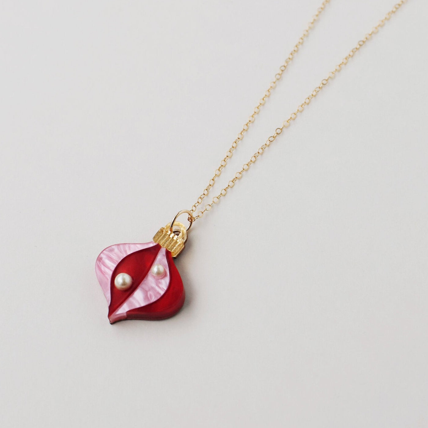 Limited Edition Bauble Necklace - Red