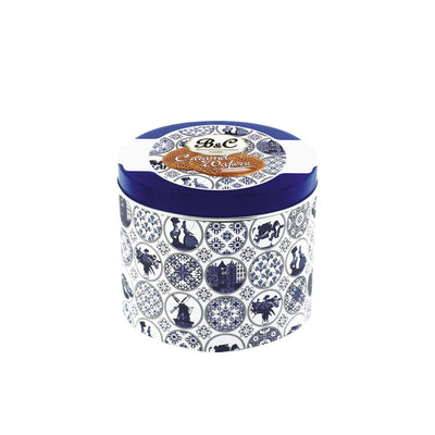 Caramel Wafers in a Delft Design Gift Tin