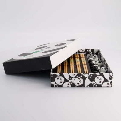 Chopstick Gift Set with Rests - Panda