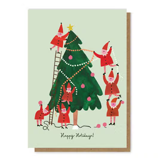 Little Helpers Tinsel Card