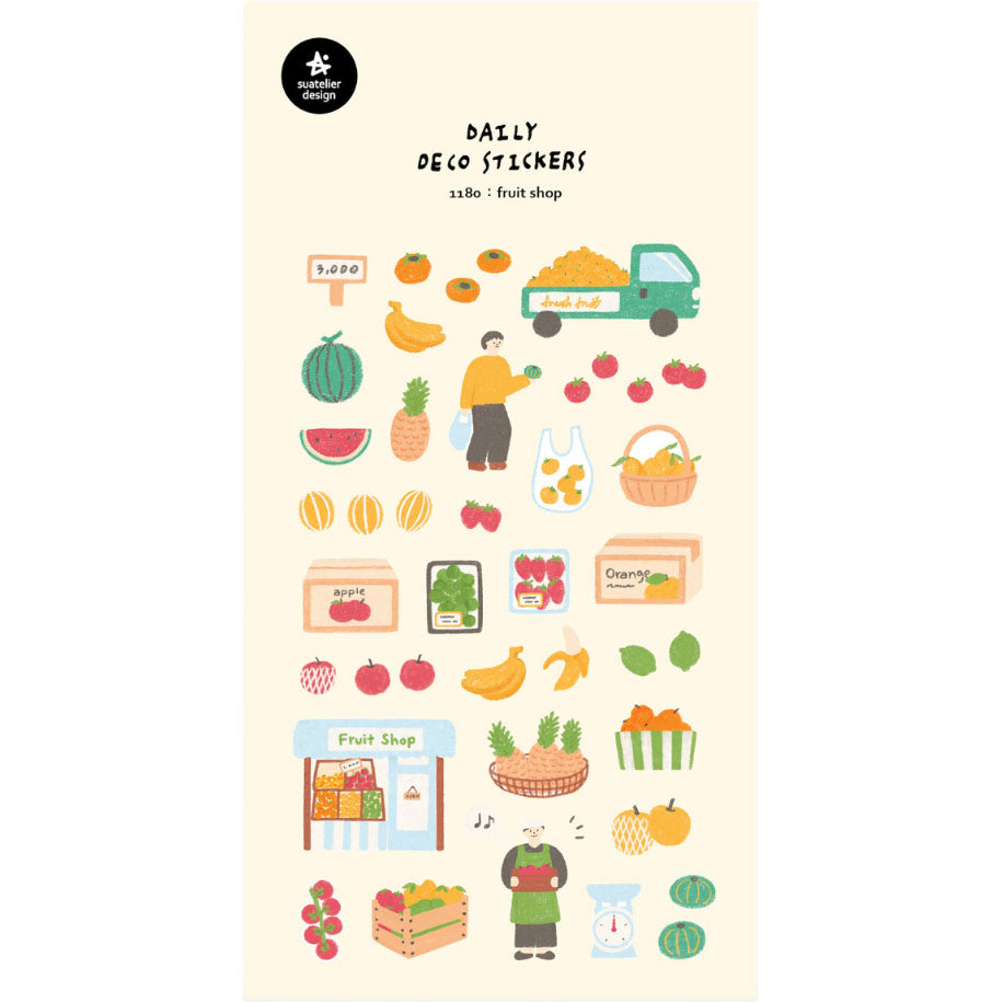 Fruit Shop Stickers- 1180