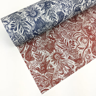 Squirrels & Sunflower Double Sided Wrapping Paper