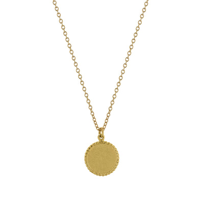 Small Ex-voto Swallow Necklace - Gold Plate