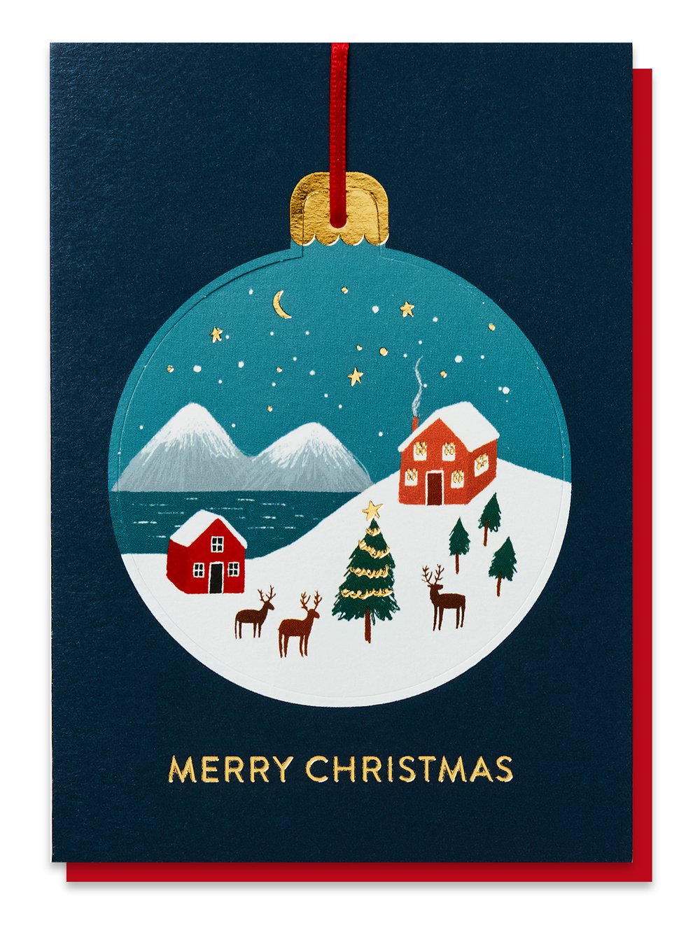 Winter Wonderland Pop-out Bauble Card
