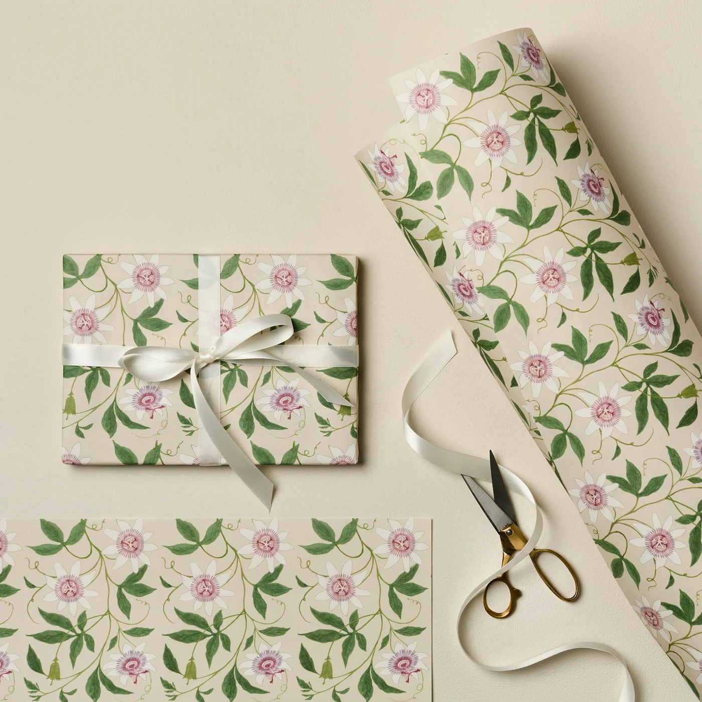 Passionflower Single Sheet Wrapping Paper