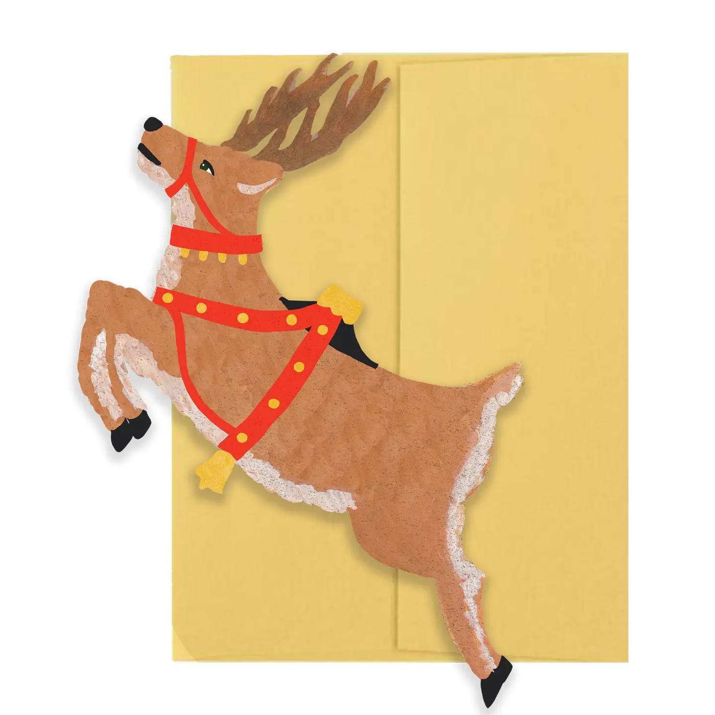 Reindeer Die Cut Card