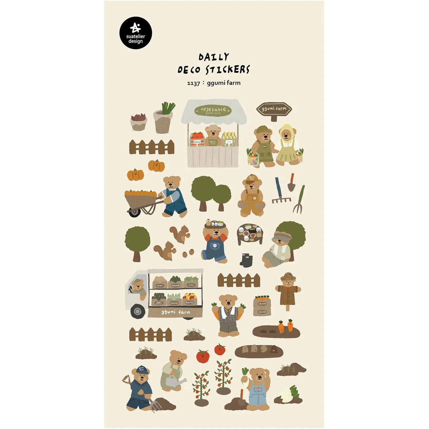 Ggumi Farm Stickers - 1137