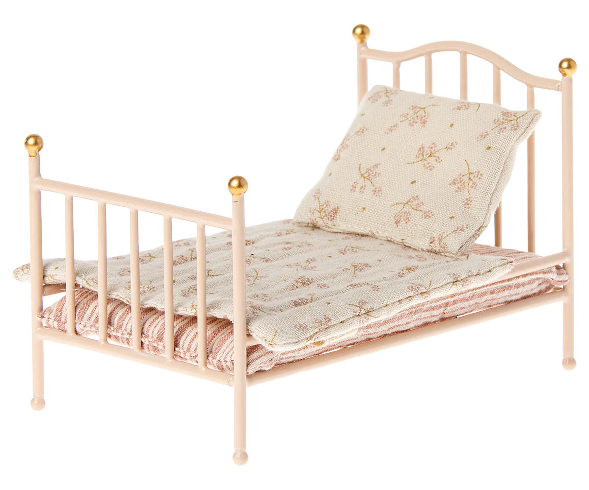 Maileg Mouse Vintage Bed - Rose