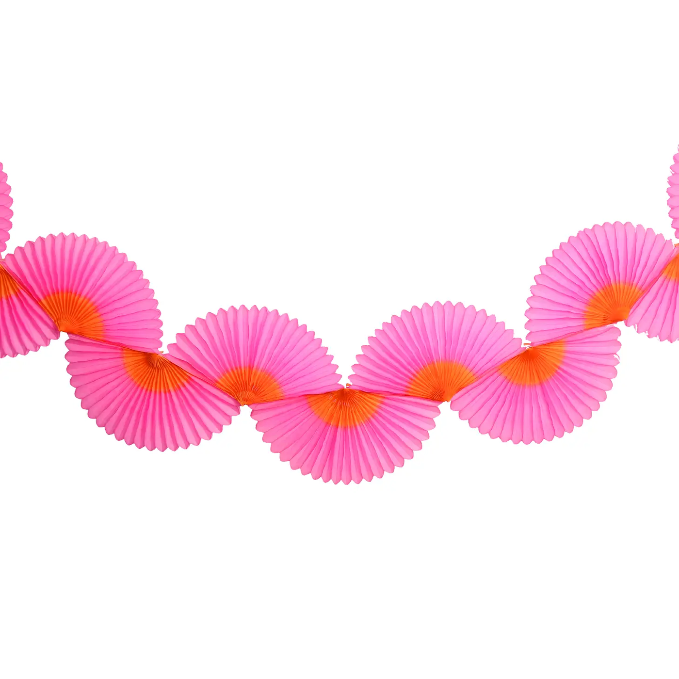 Amscan Pink Paper Garland - 12 Foot Decorative Party Streamer