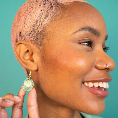Spiral Shell Earrings