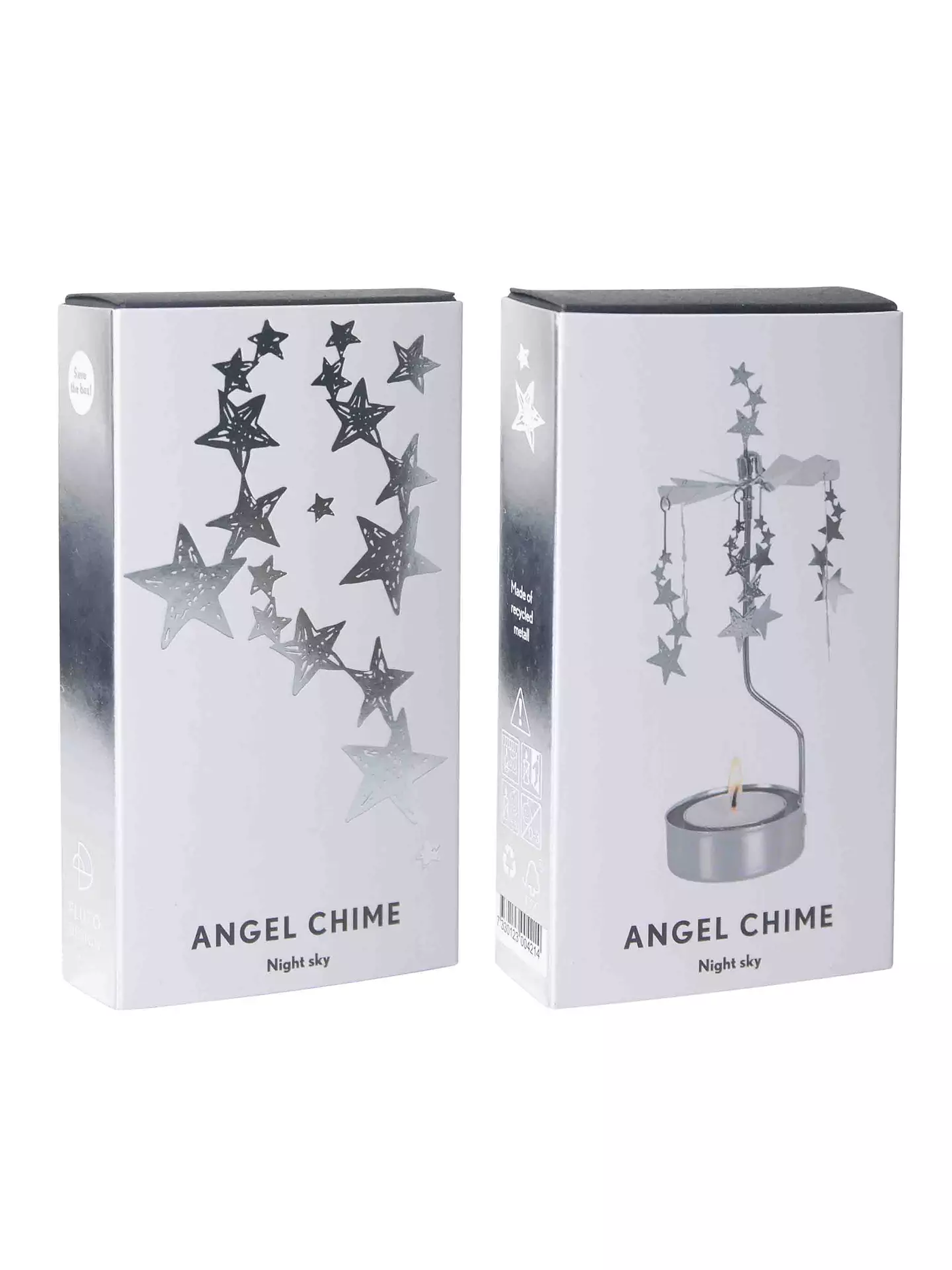 Anglaspel Candle Holder - Silver Night Sky