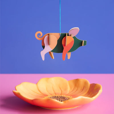 3D Hanging Charm - Pig