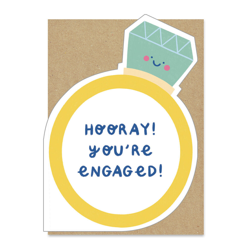 Diamond Ring Engagement Card