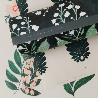 Lily of the Valley Single Sheet Wrapping Paper