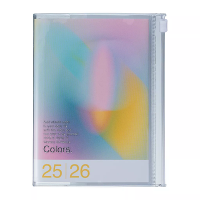 A6 Gradient Colors. Wallet Diary - 2026