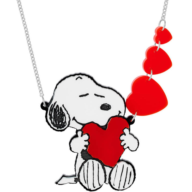 Snoopy Love Heart Necklace