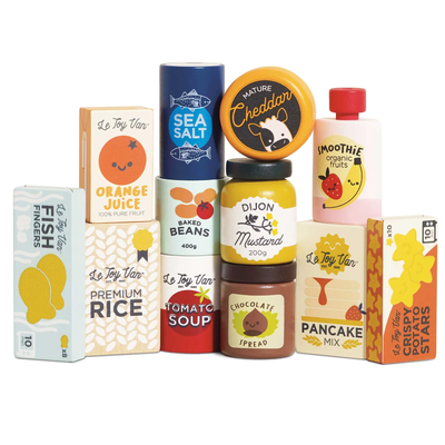 Wooden Supermarket Groceries - Weekly Shop
