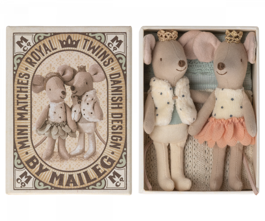 Royal Twins - Little Brother & Sister (Peach Skirt)