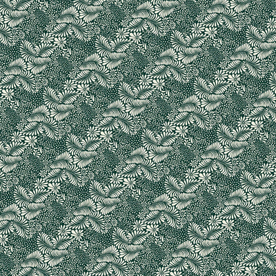 Green Botanical Wrapping Paper