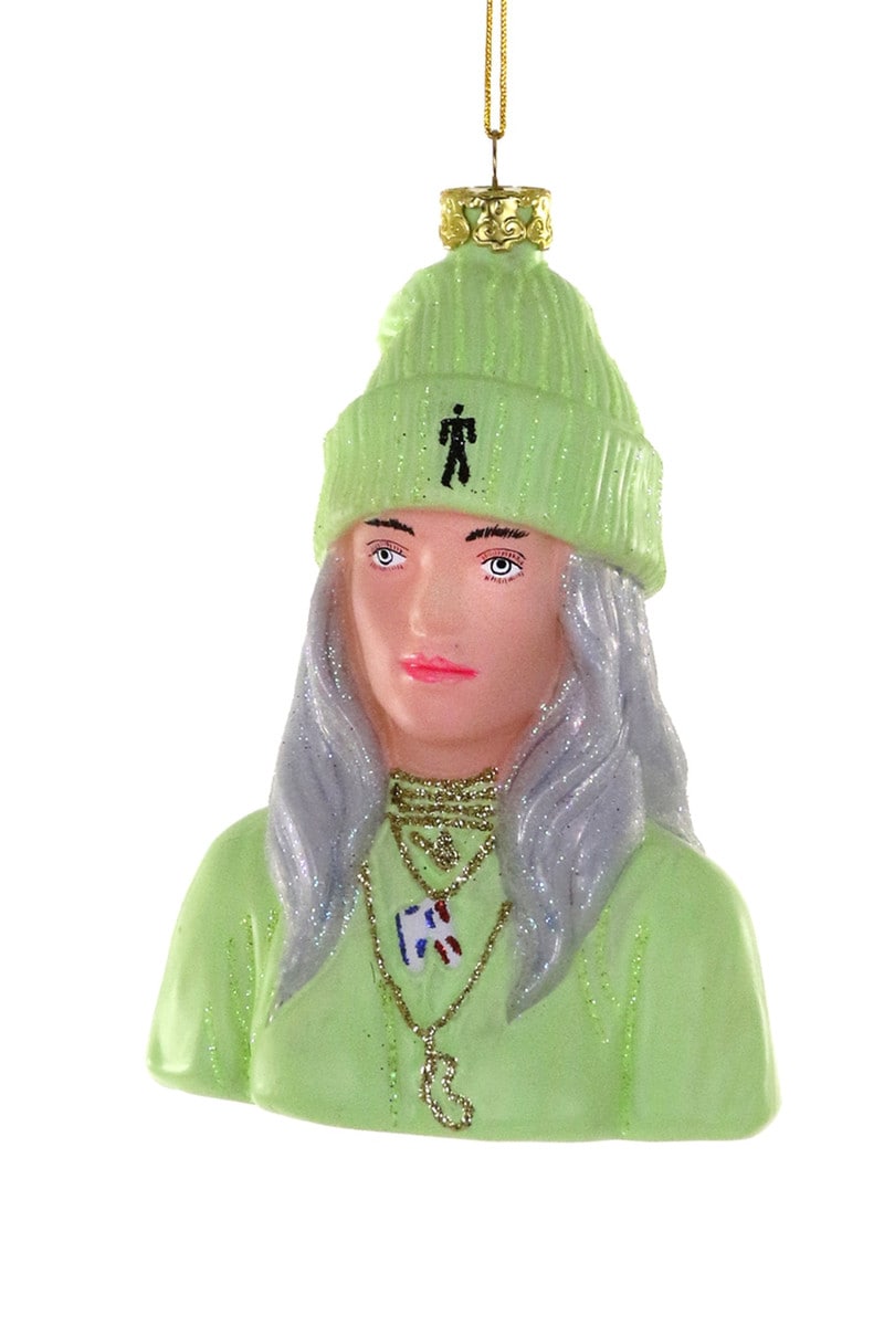 Billie Eilish Glass Tree Decoration
