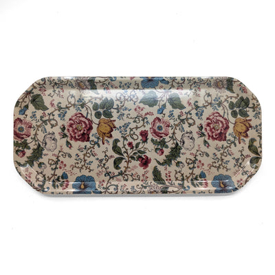 'Garden' - Large Octagonal Birch Wood Tray