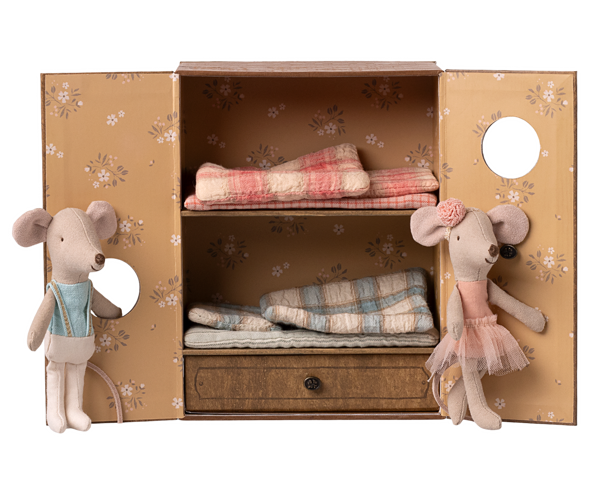 Maileg Ballet Mice in Dance Studio - Little Sister & Brother