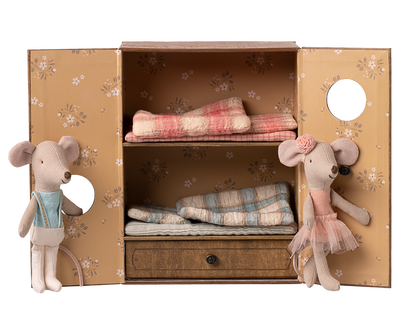 Maileg Ballet Mice in Dance Studio - Little Sister & Brother