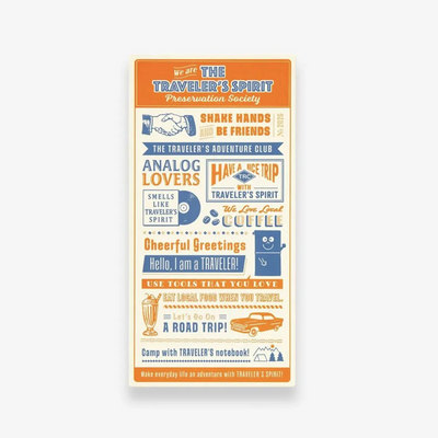 Pre-Order 2026 Plastic Sheet Underlay - TRAVELER'S Notebook Insert