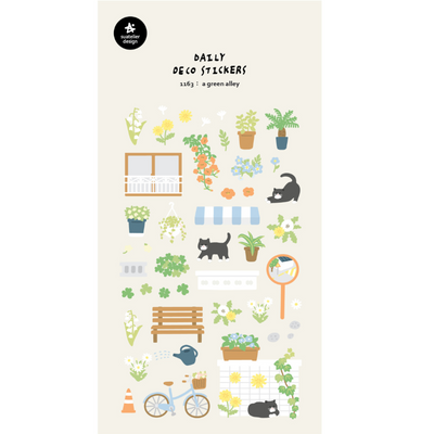 A Green Alley Stickers - 1163