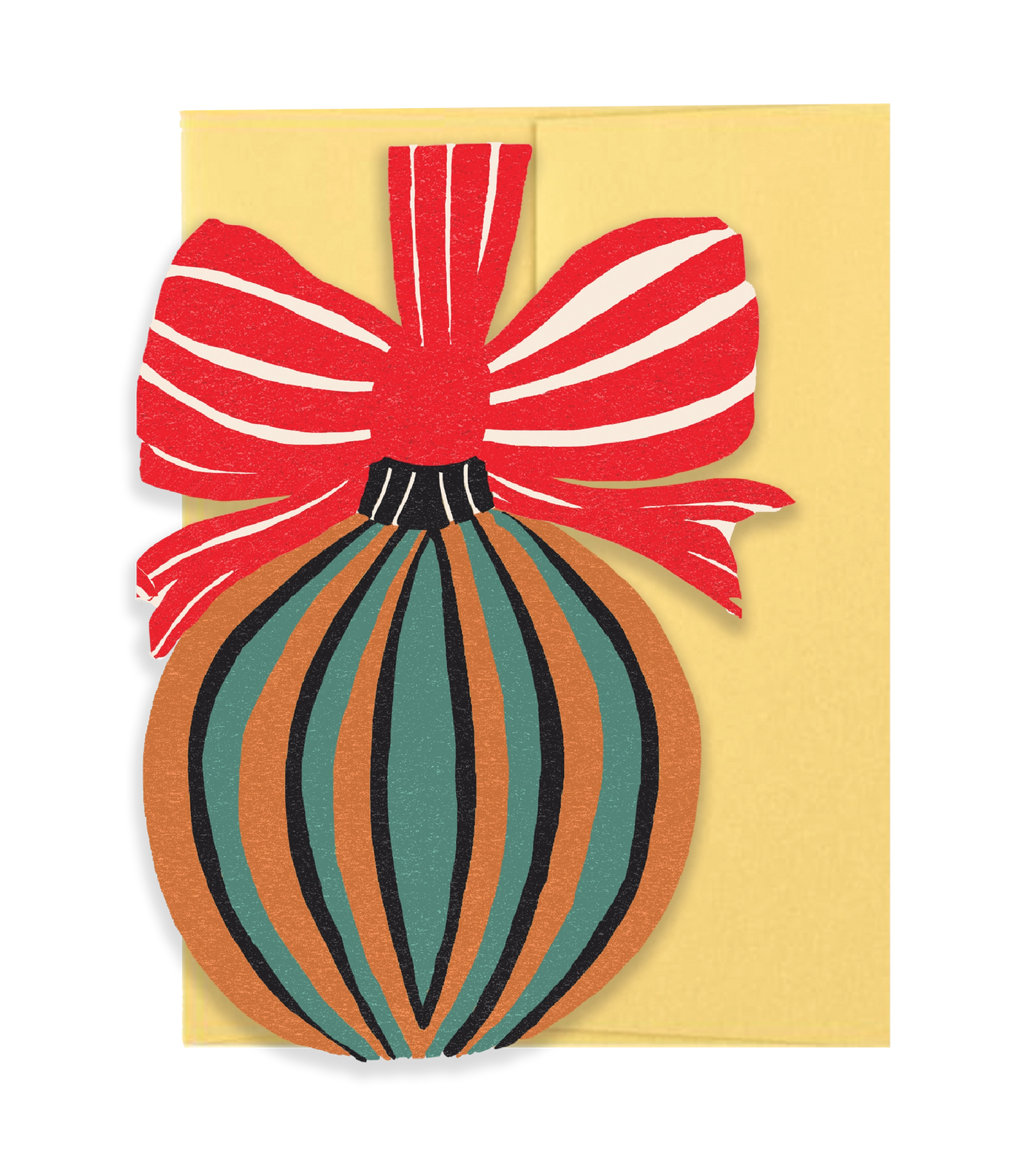 Bauble Die Cut Card
