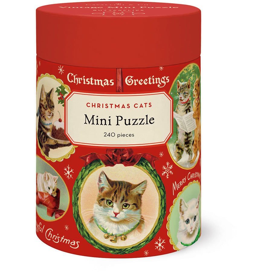 Christmas Cats 240 Piece Mini Puzzle