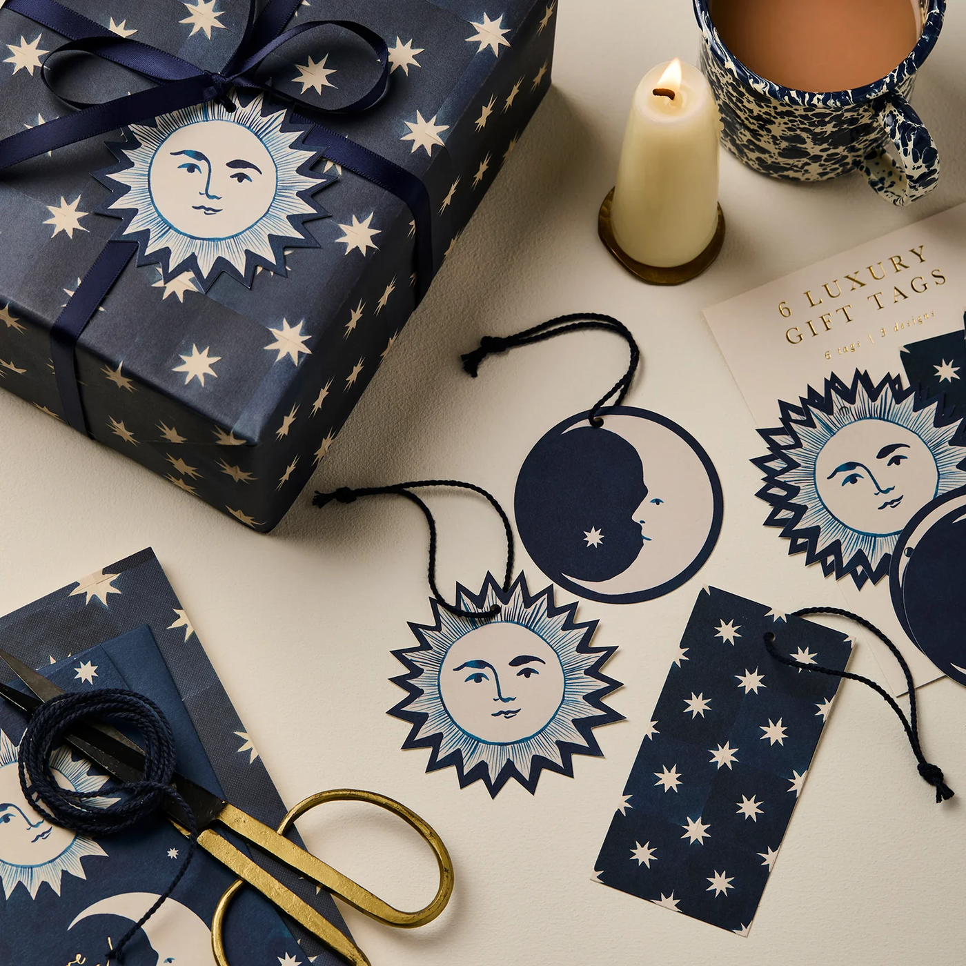 Moon & Sun Gift Tags - Set of 6